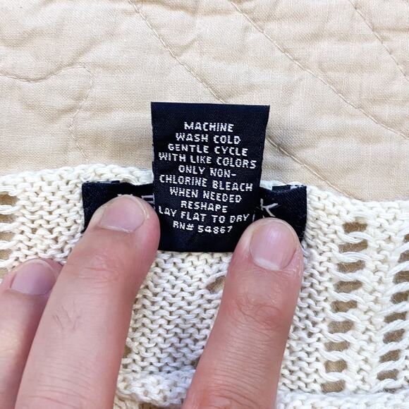 Vintage New York & Co Lace Knit Sweater Womens Small - Picture 3 of 6